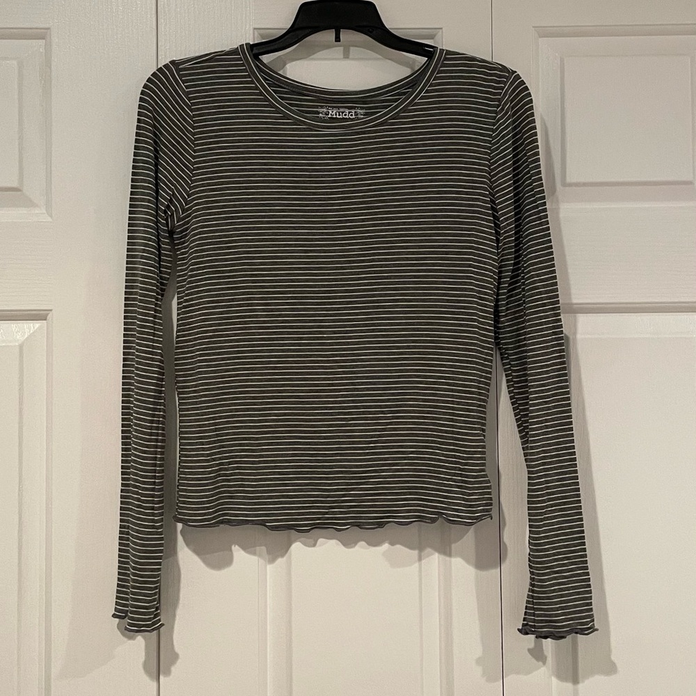 Striped long sleeve shirt